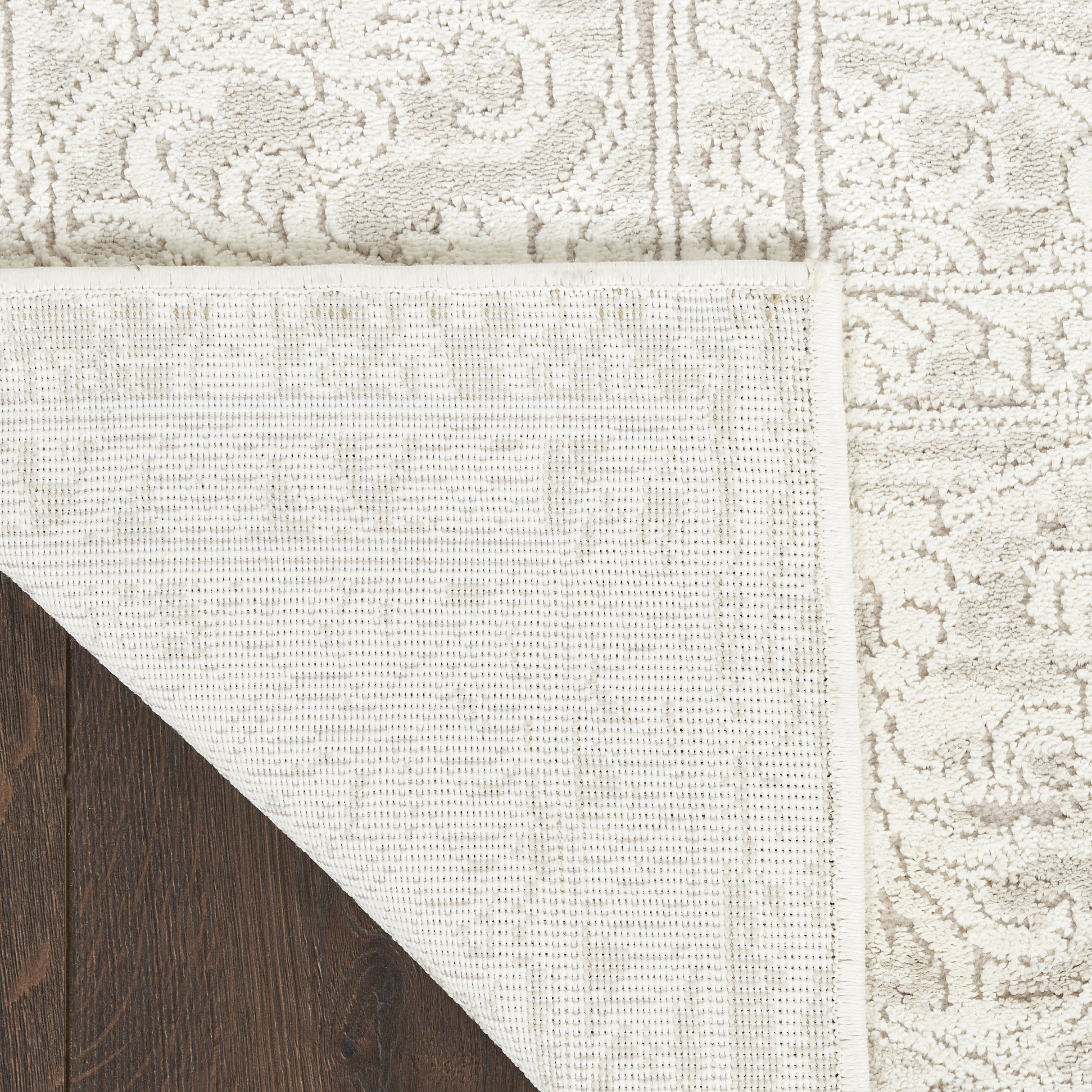 Nourison Eco Cycle 6' x 9' Ivory Beige Vintage Indoor Rug