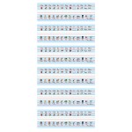 Carson Dellosa Education Alphabet Nameplates, Grade PK-5, 36 Per Pack, 6 Packs CD-122006-6