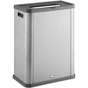 Rubbermaid Commercial, Elevate™, 23 gal, Metal , Gray, Square, Receptacle