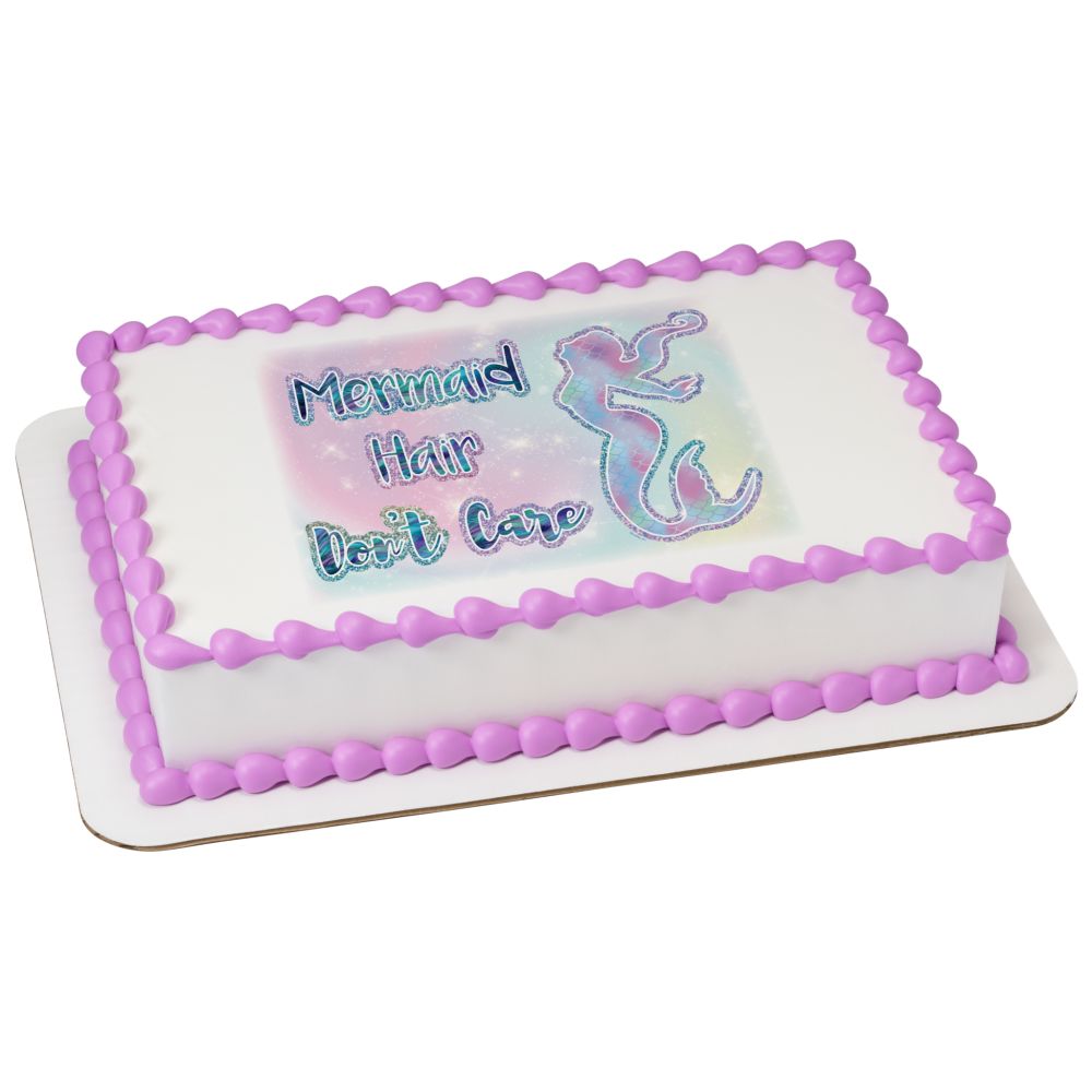 Image Cake Mermaid Hair Don't Care