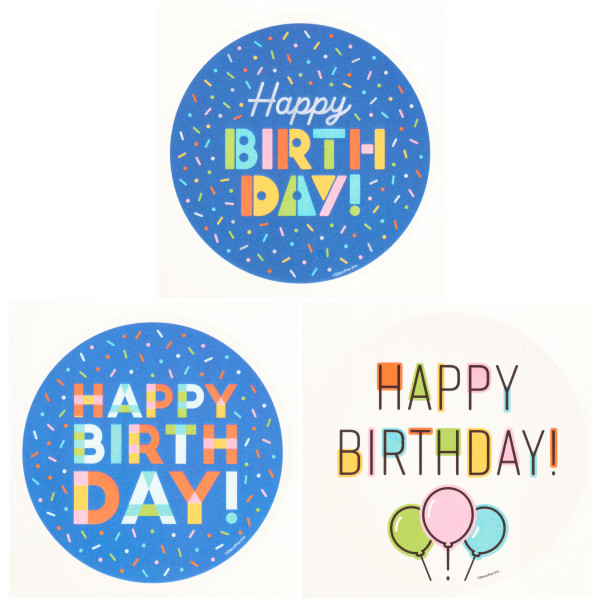 Happy Birthday Assortment Edible Image®