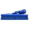 Carlisle, Sparta®, 8in, Color Coded Swivel Scrub Brush, Polyester Bristles, Blue