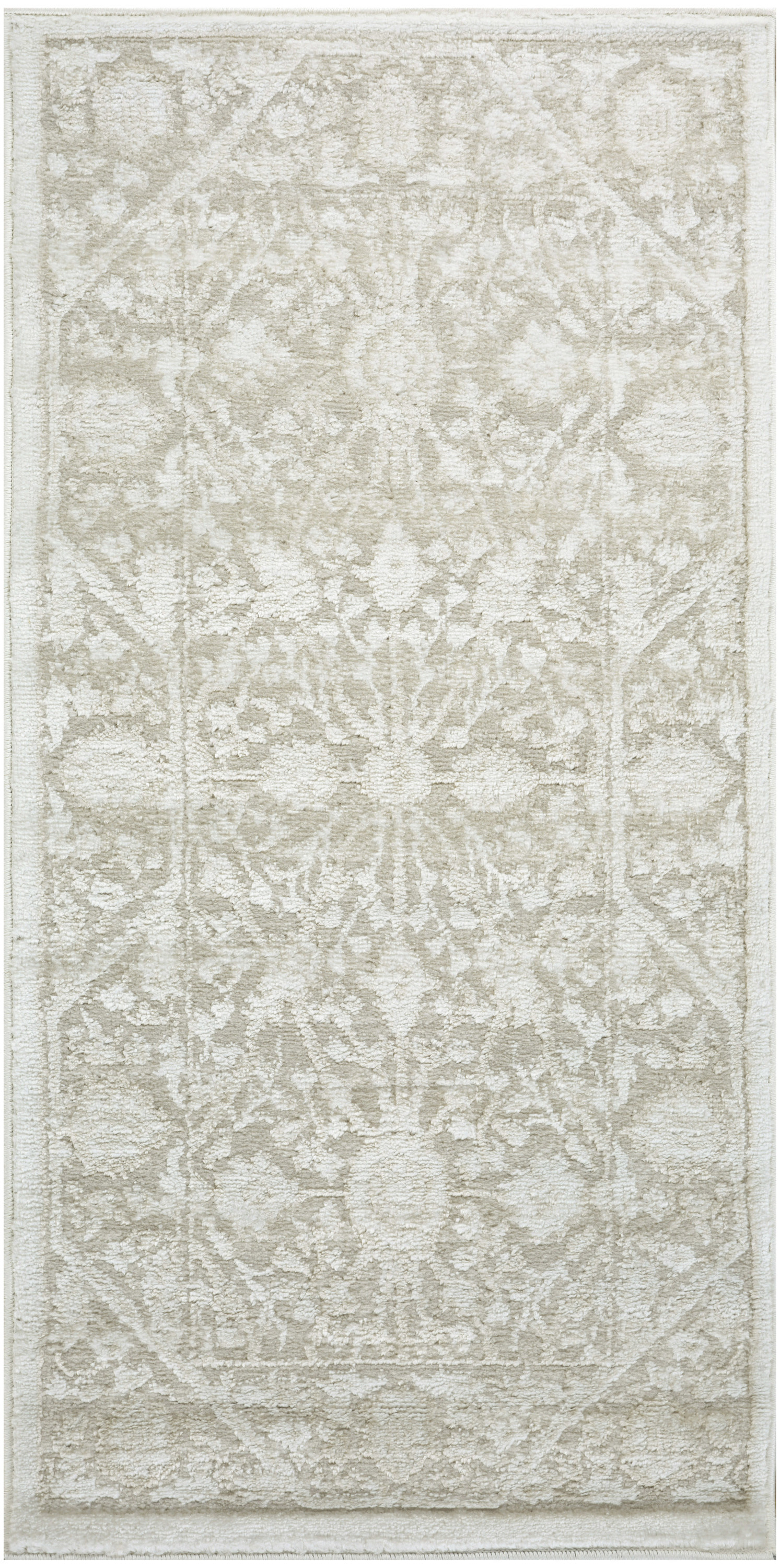 Nourison Dekor 2' x 4' Ivory Beige Vintage Indoor Rug