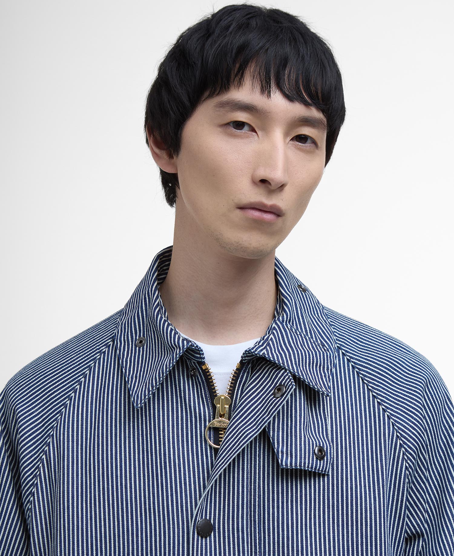 Giacca casual Bedale oversize a righe image number 3