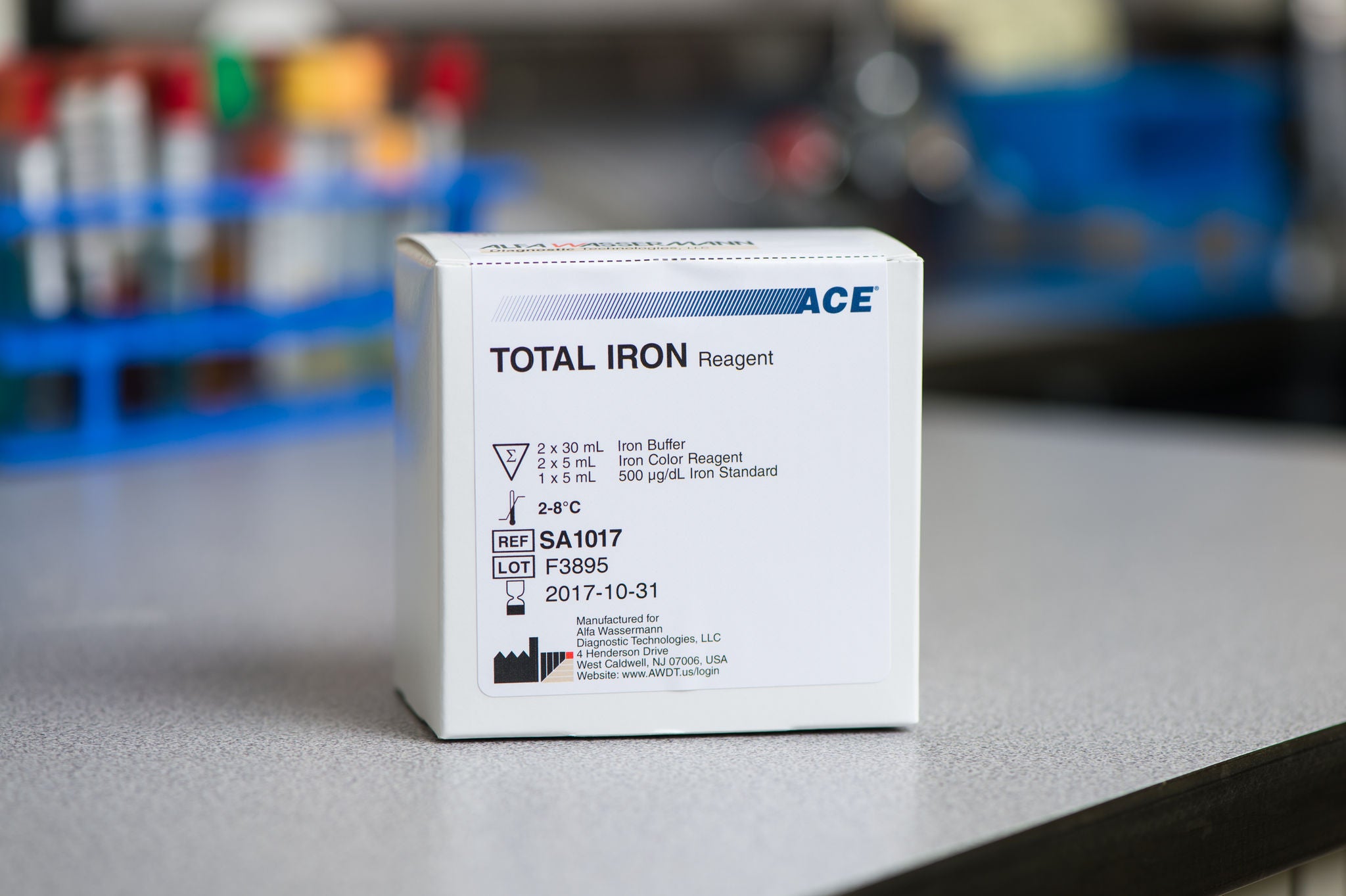 General Chemistry Reagent ACE® Iron For ACE and ACE Alera Analyzers 240 Tests