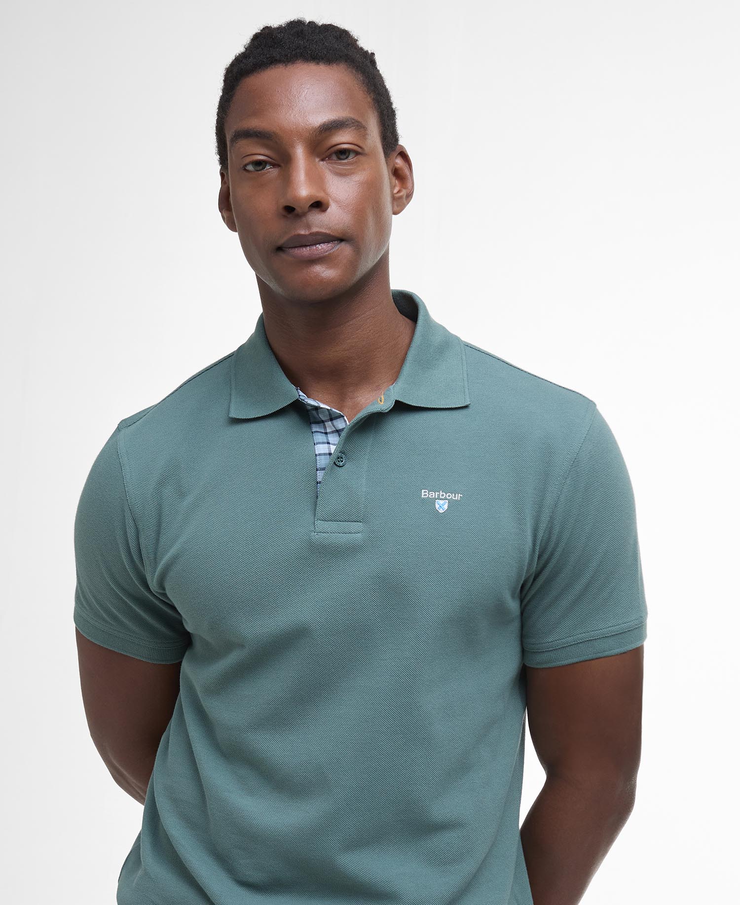 Tartan Pique Polo Shirt image number 3