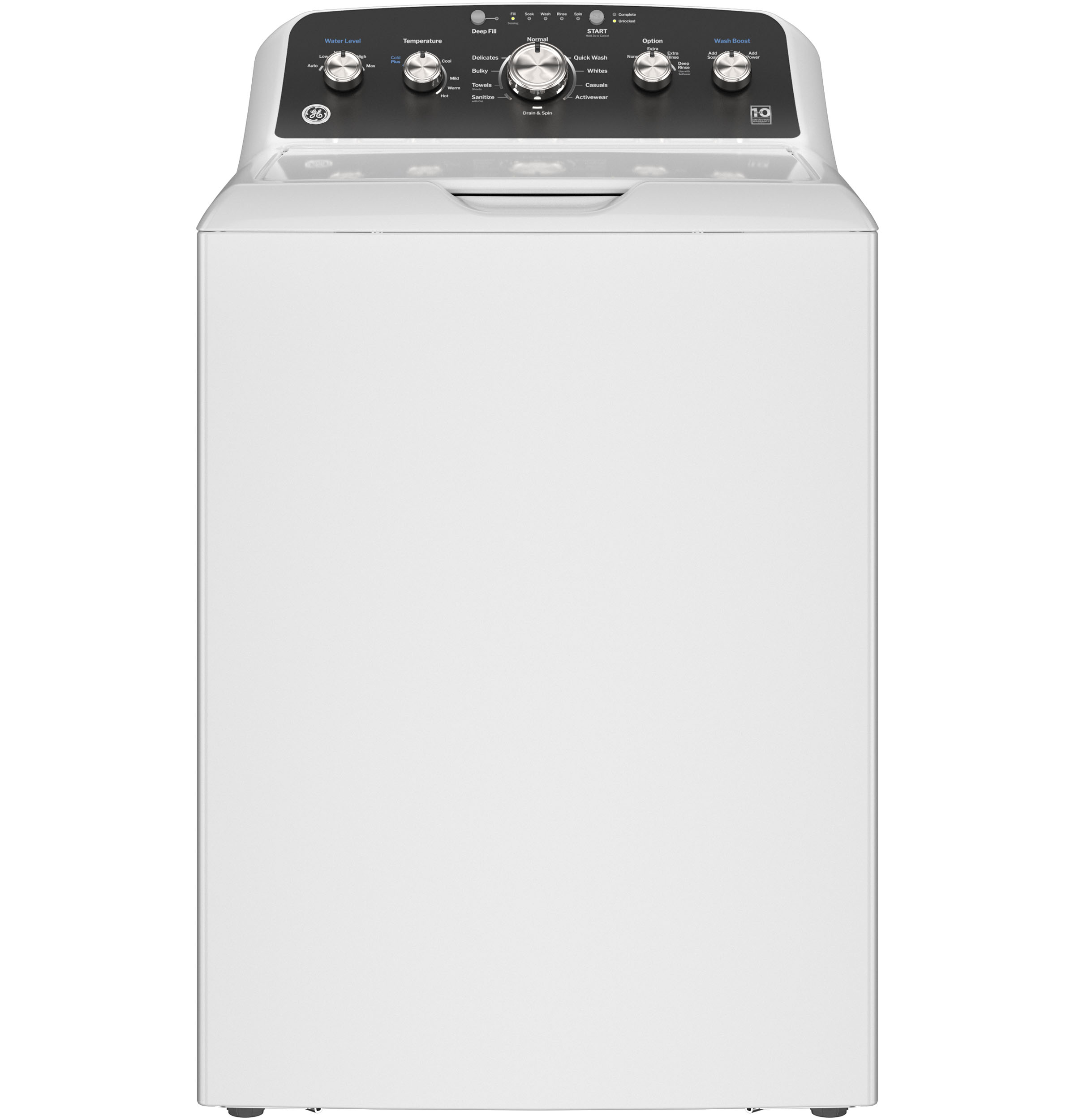 GE® 4.6 cu. ft. Capacity Washer with Stainless Steel Basket,Cold Plus and Wash Boost​