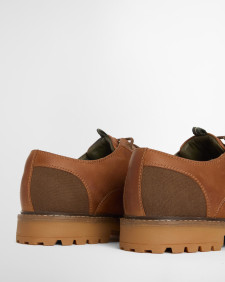 Sandstone Derby Shoes Cognac