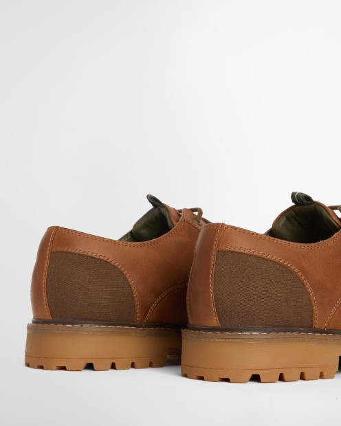 Sandstone Derby Shoes Cognac