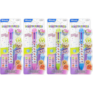 Scented 6-Color Pen, Assorted Designs
