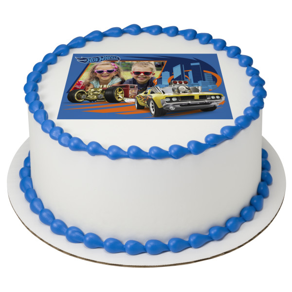 Hot Wheels™ Take the Road PhotoCake® Edible Image® Frame