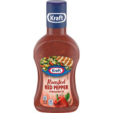 Kraft Roasted Red Pepper Vinaigrette Dressing, 14 fl oz Bottle