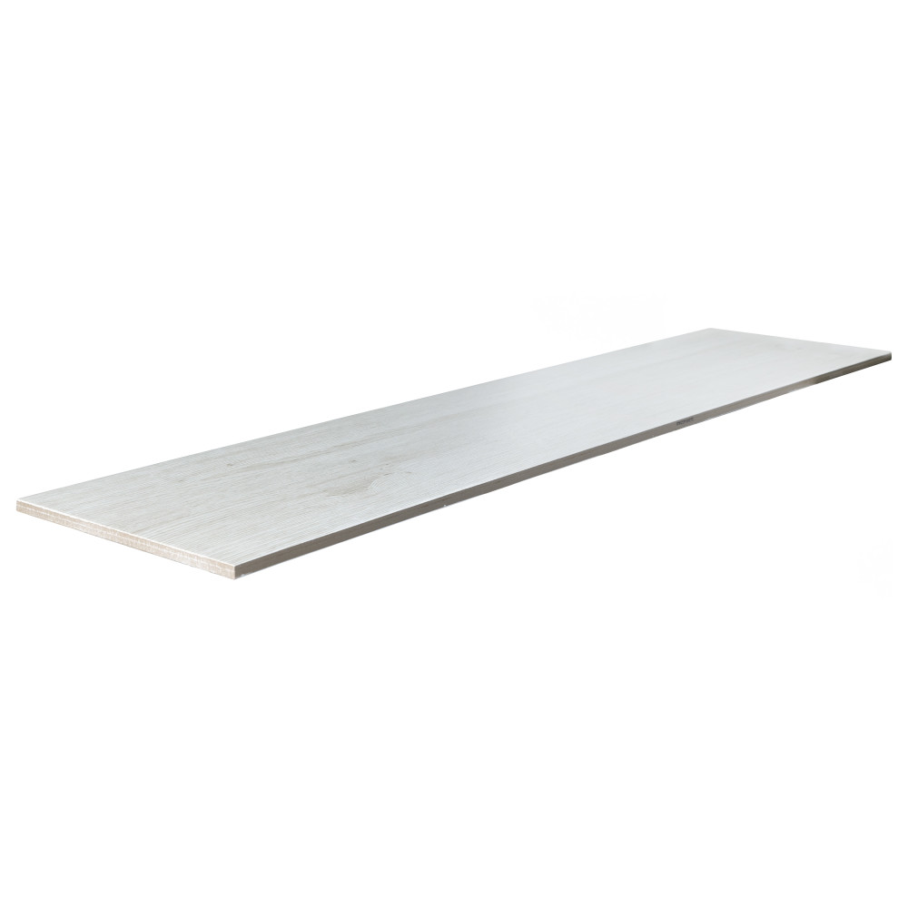 Llama White 8-1/2 in. x 35-1/2 in. Porcelain Floor and Wall Tile