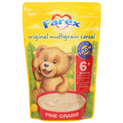  Farex® Original Multigrain Cereal 125g 6+ months 