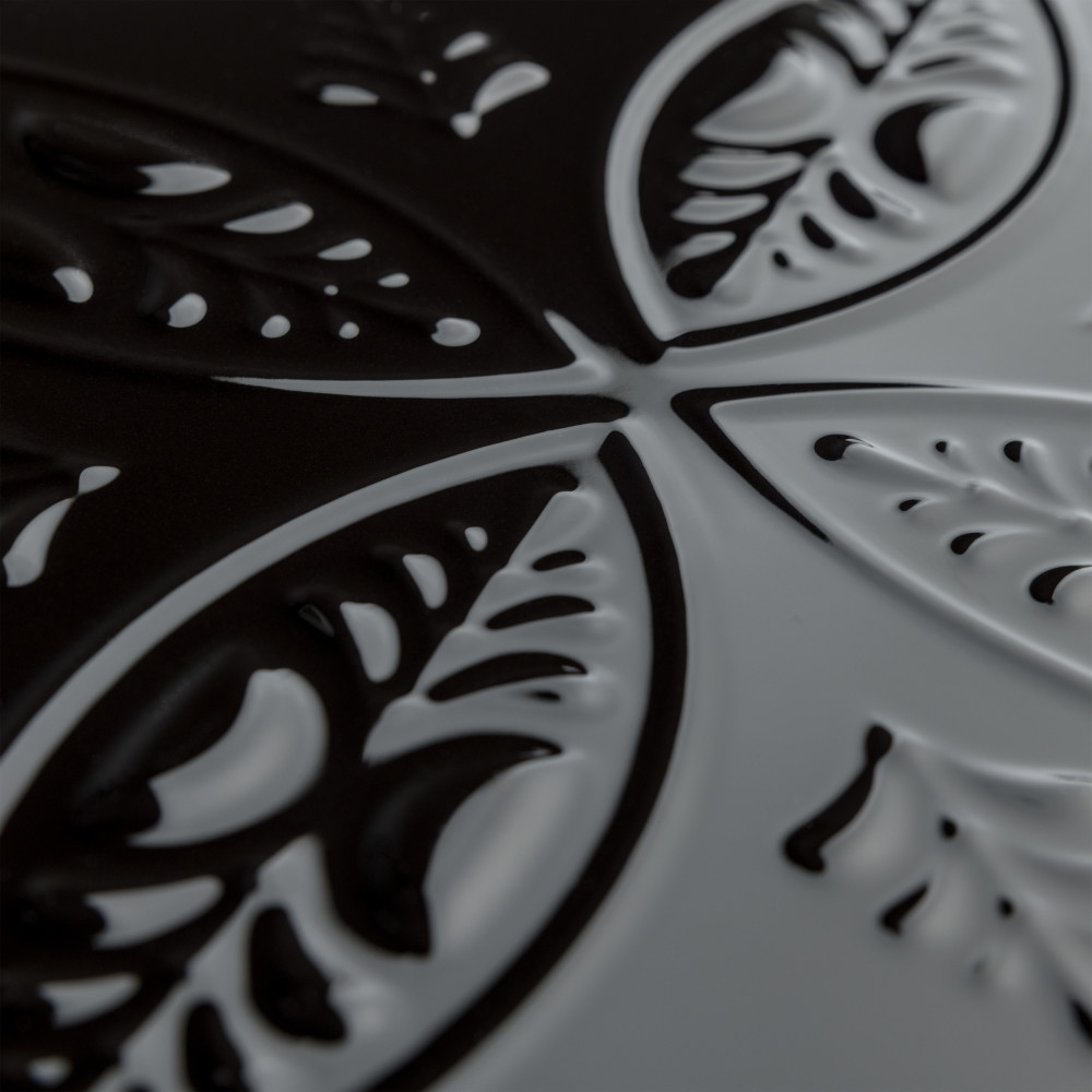 Trend Black 8 in. x 8 in. Ceramic Wall Tile