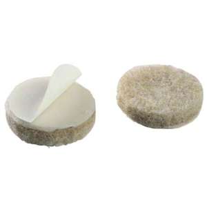 EXT12296, Expanded Technologies, Heavy Duty Felt Pads, 0.75", Beige