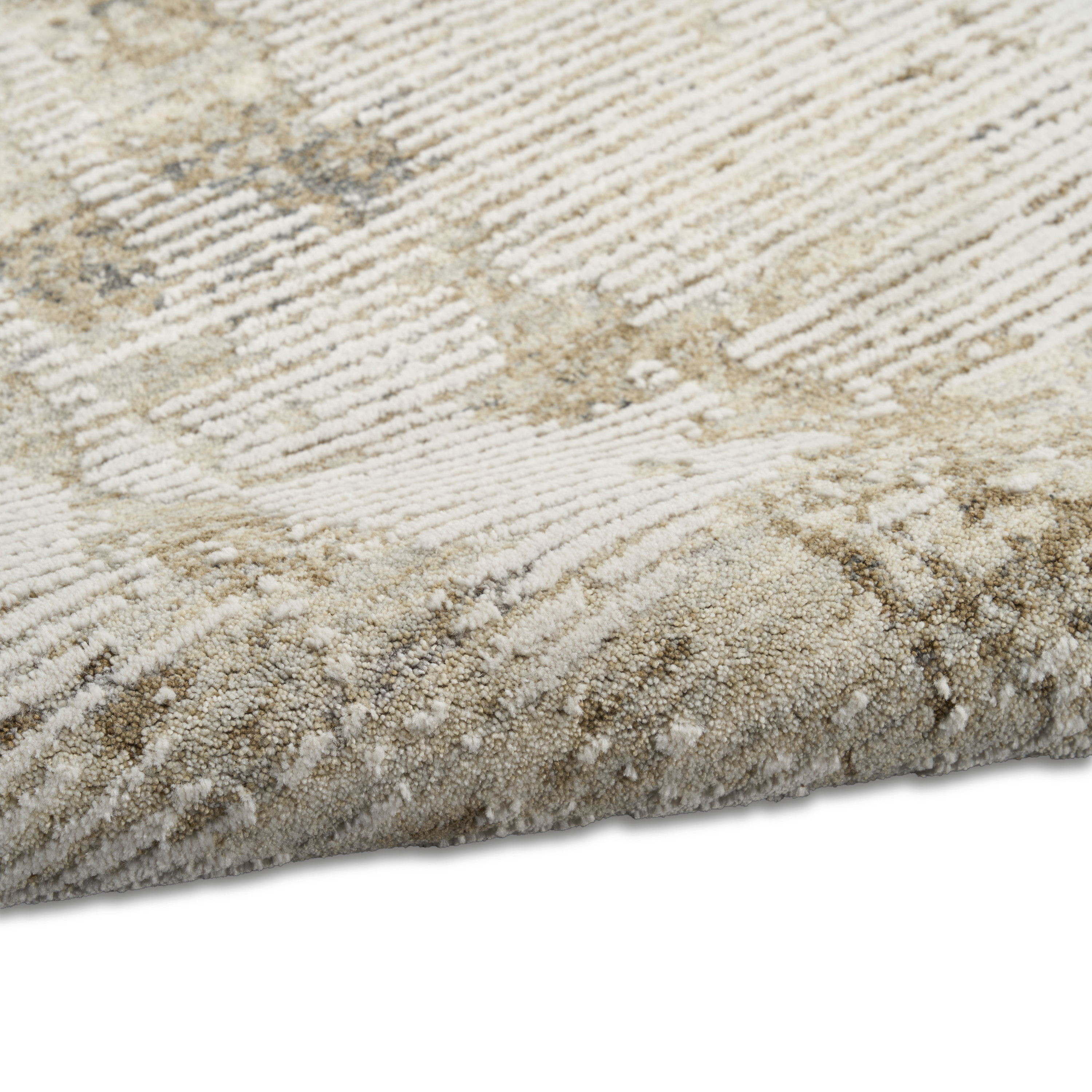 Calvin Klein CK078 Summit 2'2" x 12' Natural Grey Modern Indoor Rug