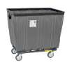 RBW418SOCGRY, R&B Wire, 18 Bushel Vinyl Bumper All Swivel Casters, Cube Truck, Gray