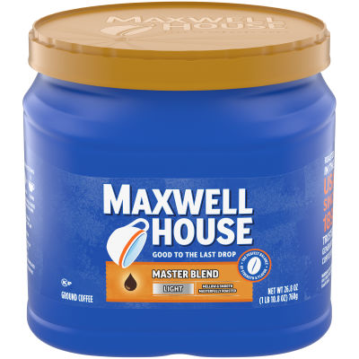 Maxwell House Master Blend Ground Coffee, 26.8 oz Canister