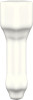Neri White Crown Molding End Cap Glossy