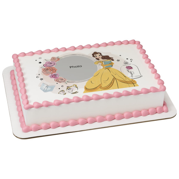 Disney Princess Belle PhotoCake® Edible Image® Frame