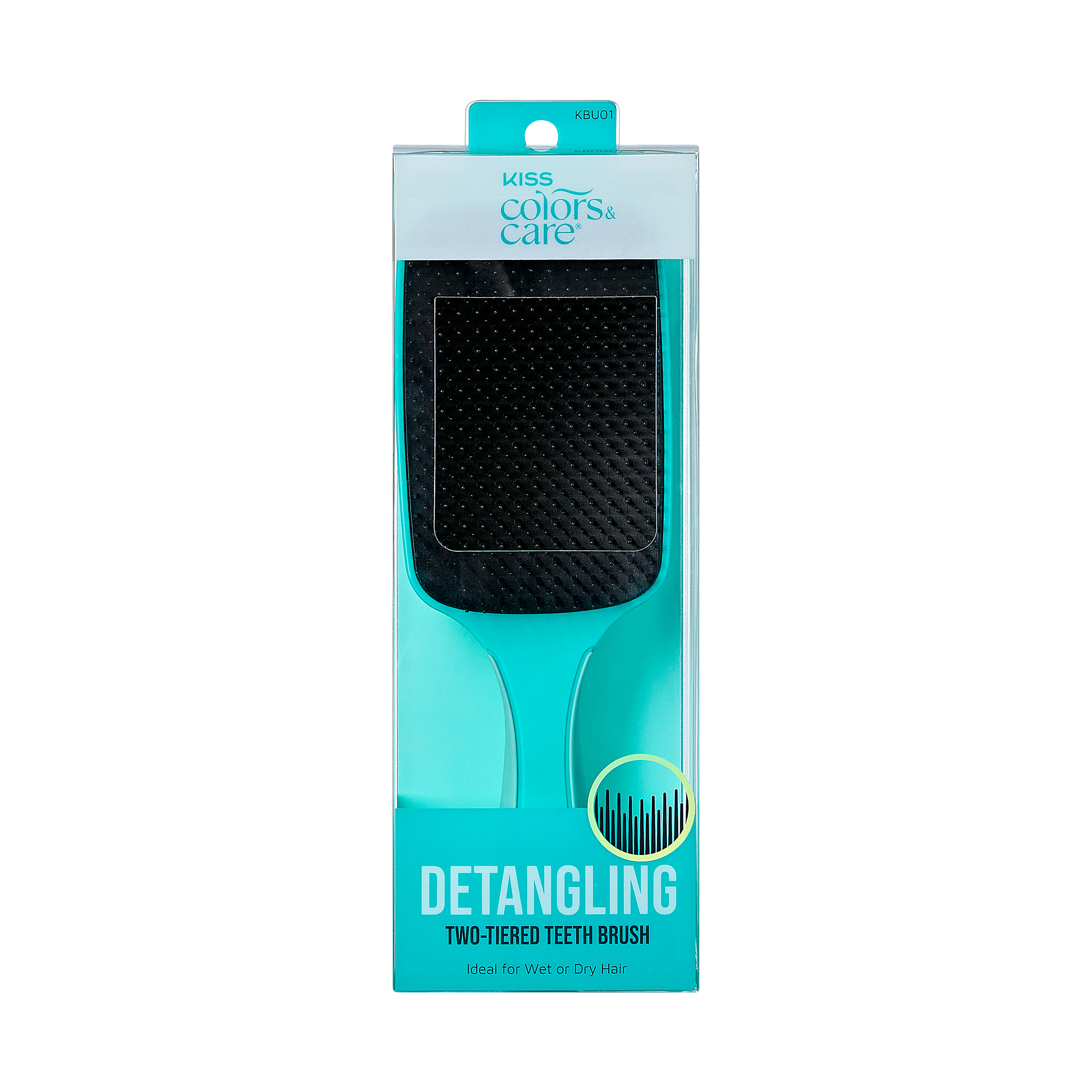 Two-Tiered | Wide Paddle | Detangling Brush