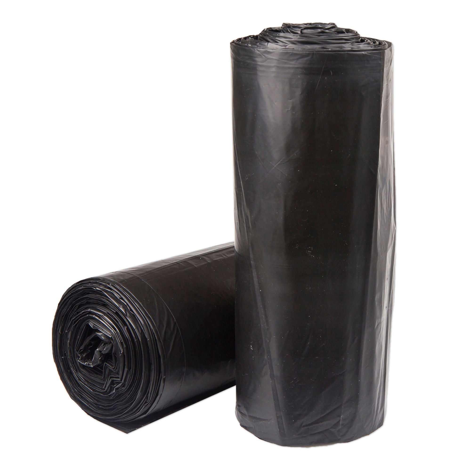 McKesson Extra Heavy Duty Plus Trash Can Liners, Black, 45-gallon Capacity