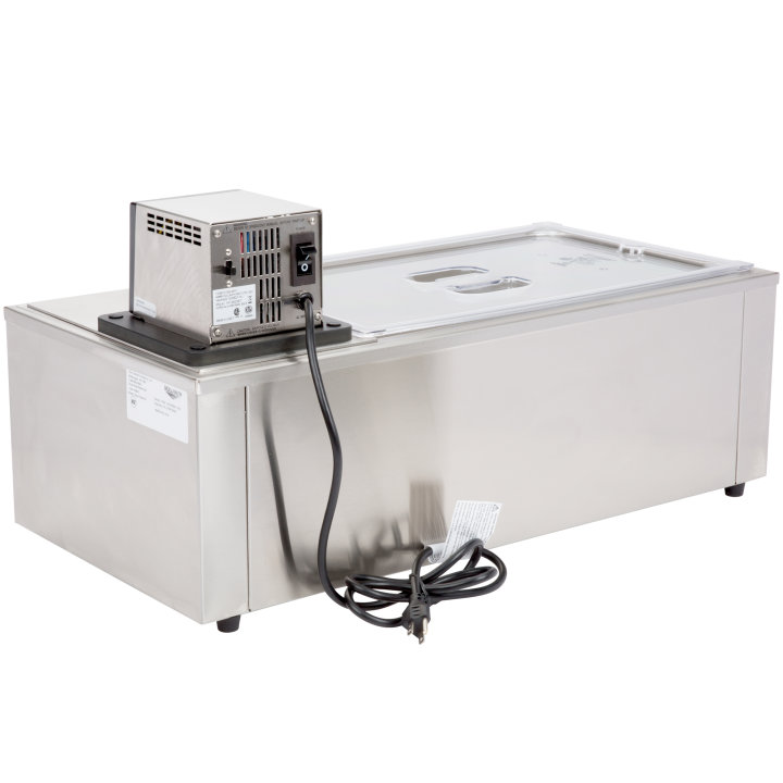 120-volt sous vide immersion circulator package with immersion circulator head, bath and cover