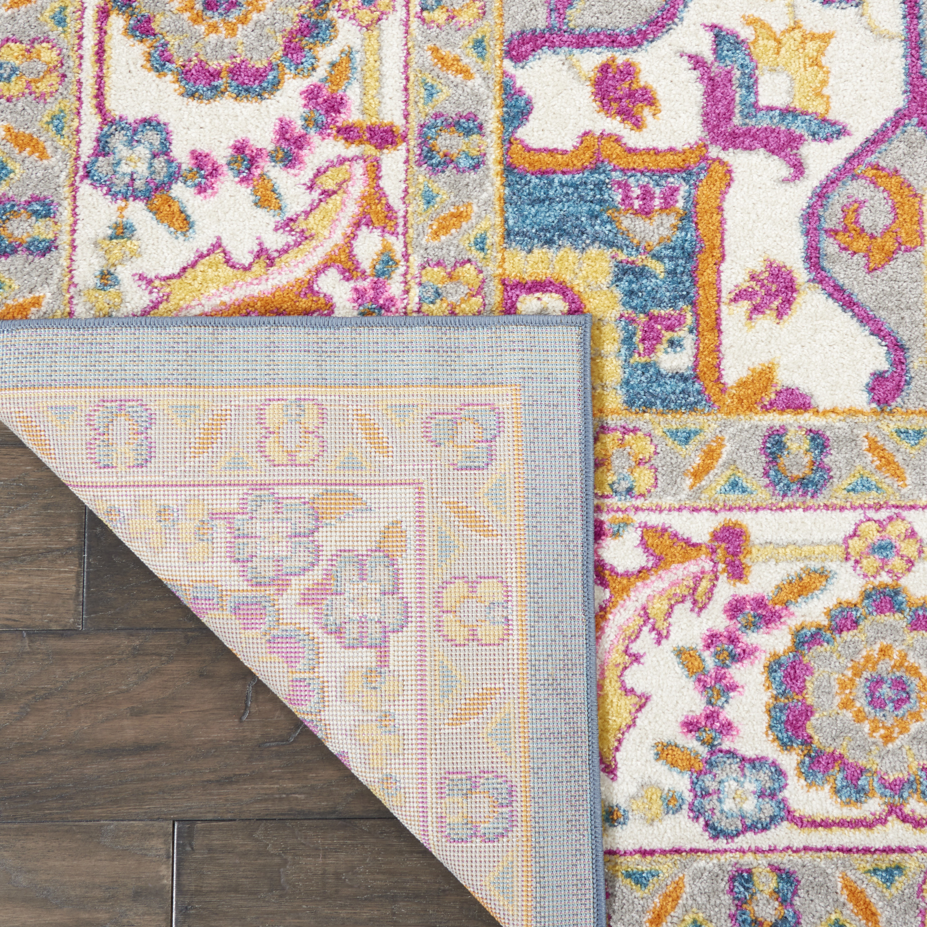 Nourison Passion 9' x 12' Teal Multicolor Bohemian Indoor Rug