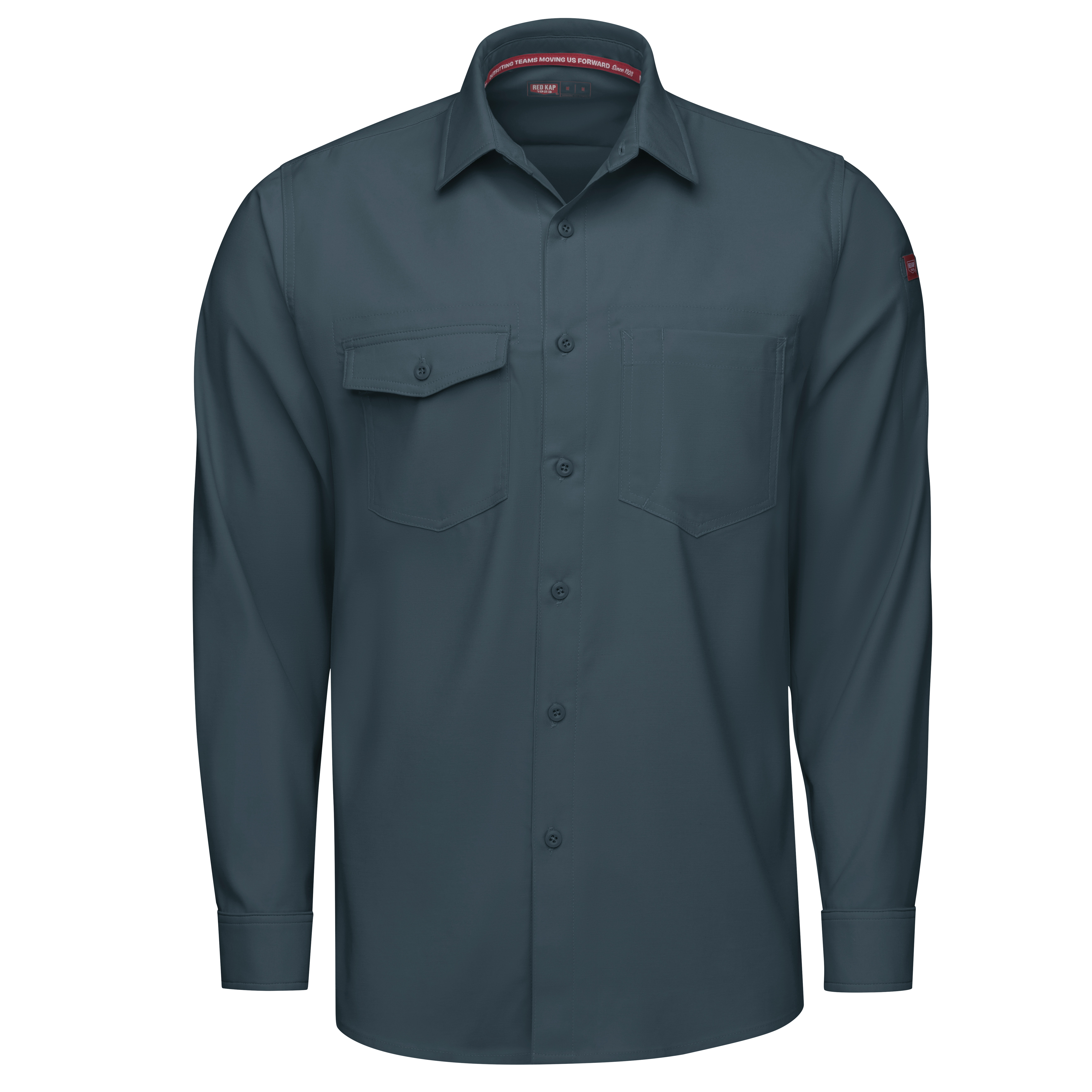 Men‘s Cooling Long Sleeve Work Shirt-Red Kap