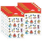 Edupress&trade; Pete the Cat&reg; Stickers, 1", 96 Per Pack, 12 Packs EP-63935-12