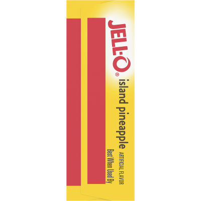 Jell-O Island Pineapple Gelatin Dessert, 3 oz Box