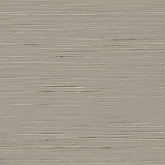 Beige painted surface with fine horizontal striations, displaying subtle linear ridges and brush marks under soft, even lighting in a close-up view.