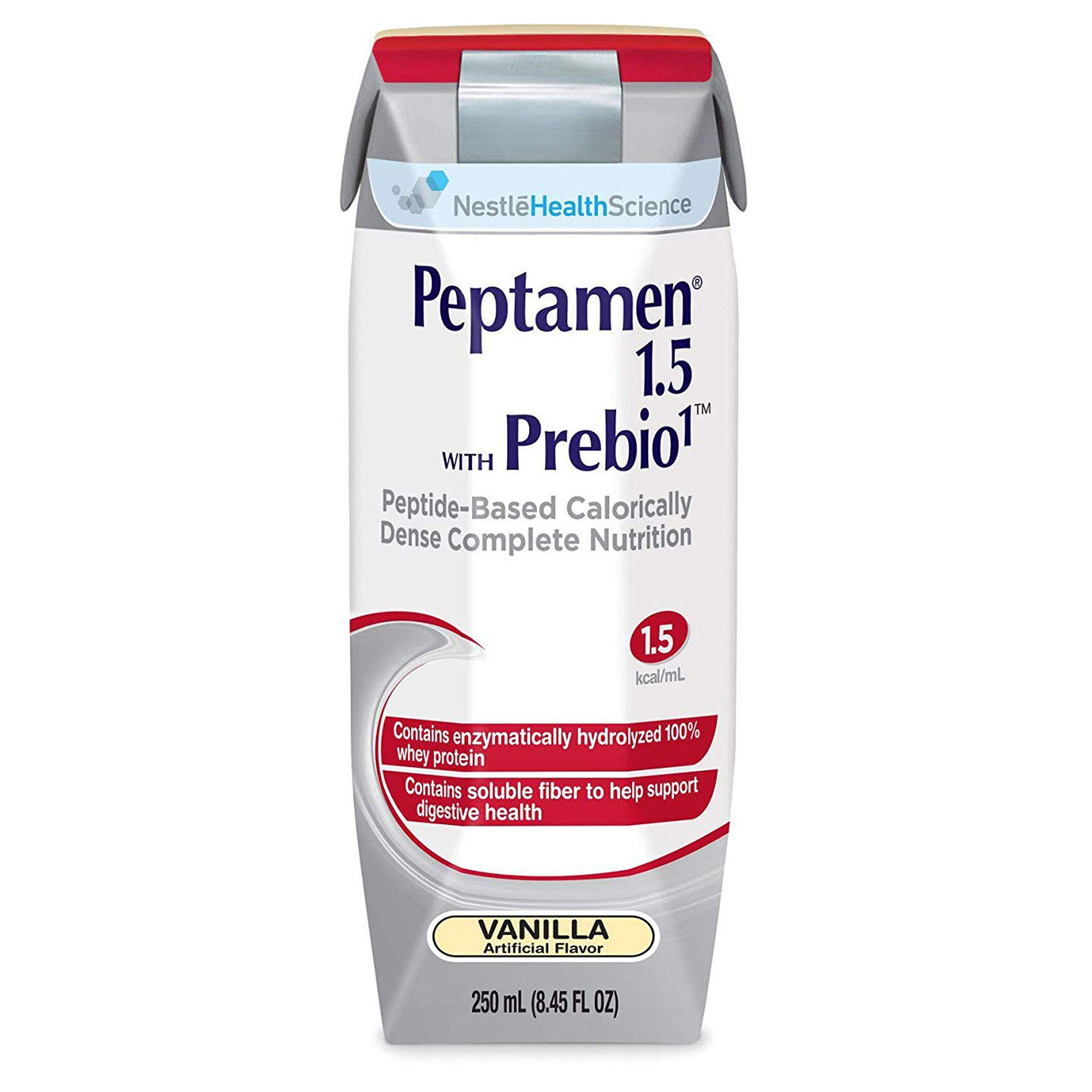 Peptamen® 1.5 with Prebio 1™ Vanilla Peptide-Based Complete Nutrition, 250 mL