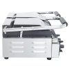 Double 208- to 240-volt Cayenne® sandwich press with panini-style, cast-iron plates