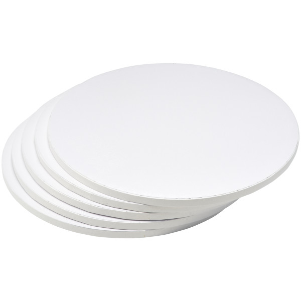 14 Round White Foil Cake Board 