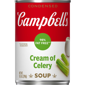 Campbell’s® Condensed 98% Fat Free Cream of Celery Soup, 10.5 oz Can (12 Pack)