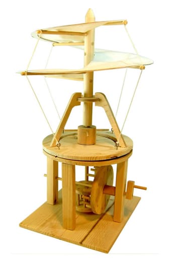 Leonardo da Vinci Aerial Screw