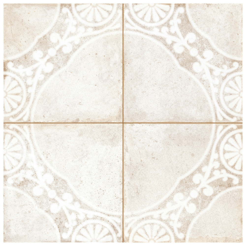 Sample – Kings Jaipur White Ceramic Floor and Wall Tile