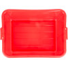 7-inch-deep Traex® Color Mate bulk-packed food storage boxes in red