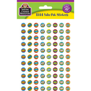Superhero Mini Stickers Valu-Pak, Pack of 1144
