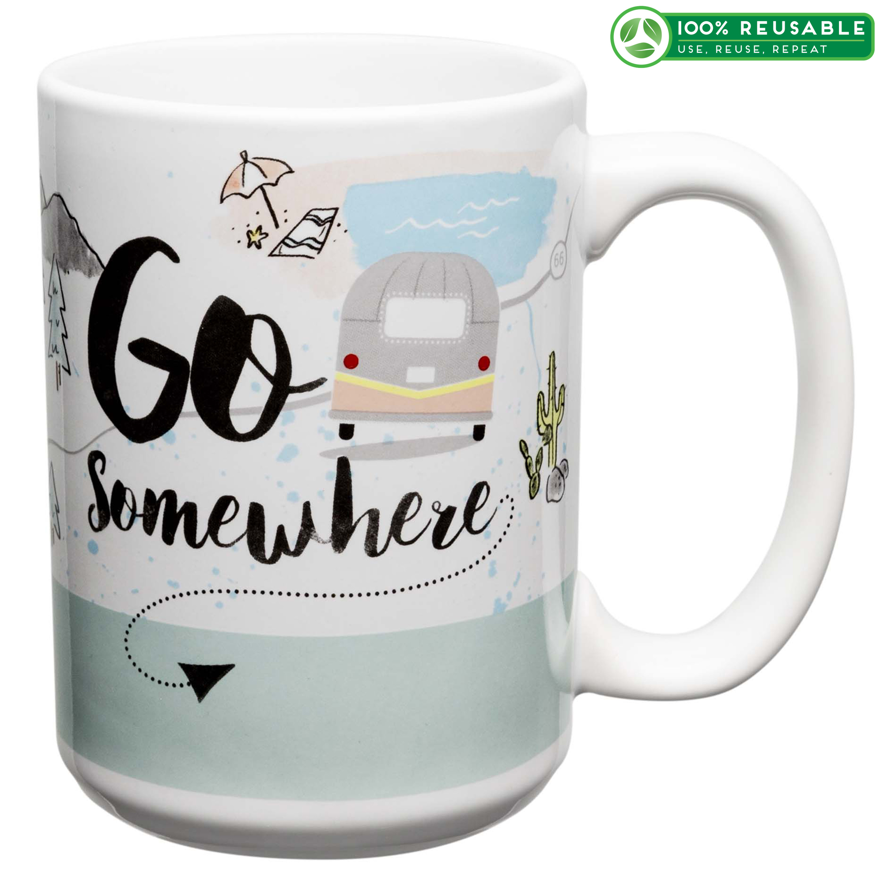 Adventurer 15 oz. Coffee Mug, Go Somewhere slideshow image 1 Adventurer 15 oz. Coffee Mug, Go Somewhere slideshow image 1