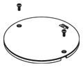 AMD8 Communications Poke-Thru Device Abandonment Plate Gray