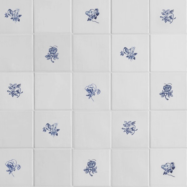 17th century: maiolica de delft | piccola fiorella deco | pattern four 