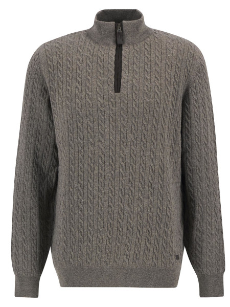 Maglione Ramsden con zip corta