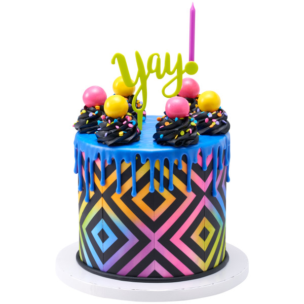 Neon Bright Confetti Quins