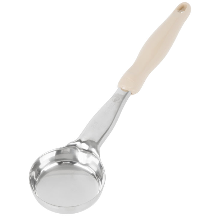 3-ounce one-piece heavy-duty solid round Spoodle® utensil with ivory nylon handle