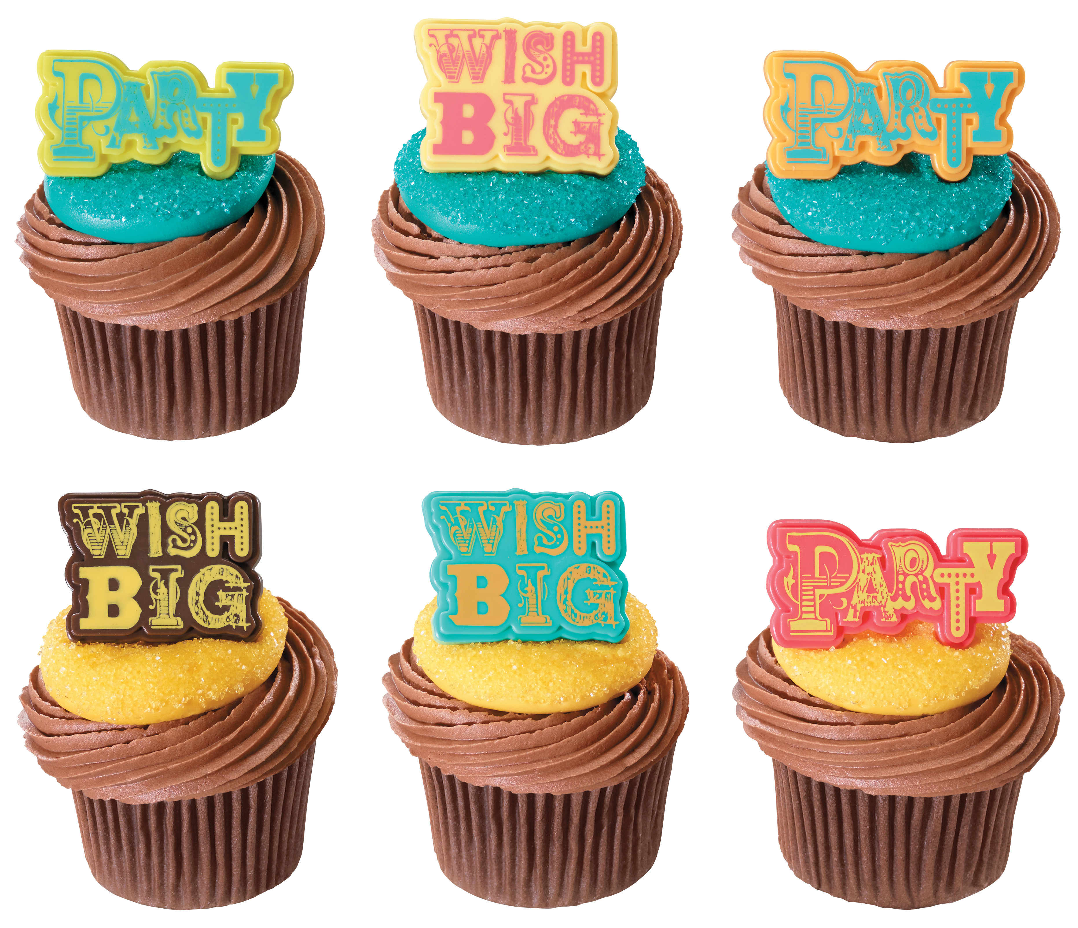 Party & Wish Big Cupcake Rings DecoPac