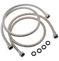 2 PK - Stainless Steel 4 ft Hoses &mdash; Model #: WX14X10005