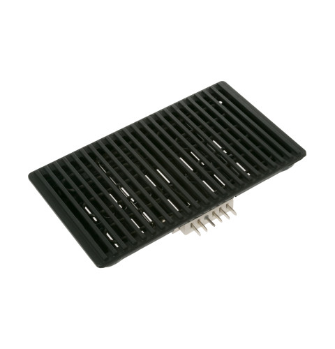 Downdraft cooktop grill module